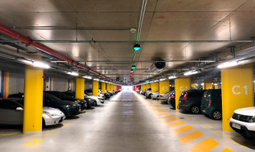 Sistema de guiado de aparcamiento en Budapest
