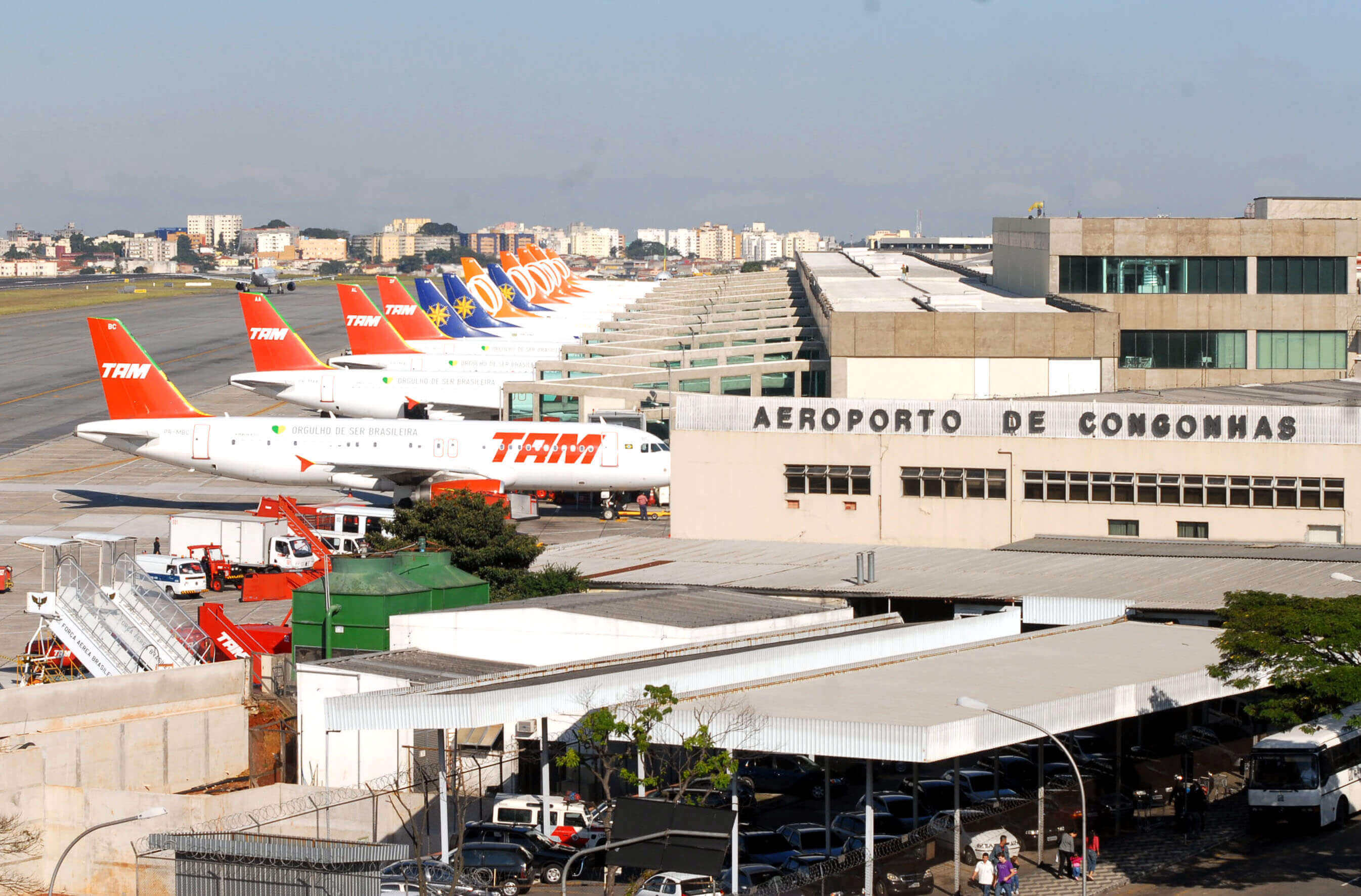 Image of the exterior of Congonhas airport